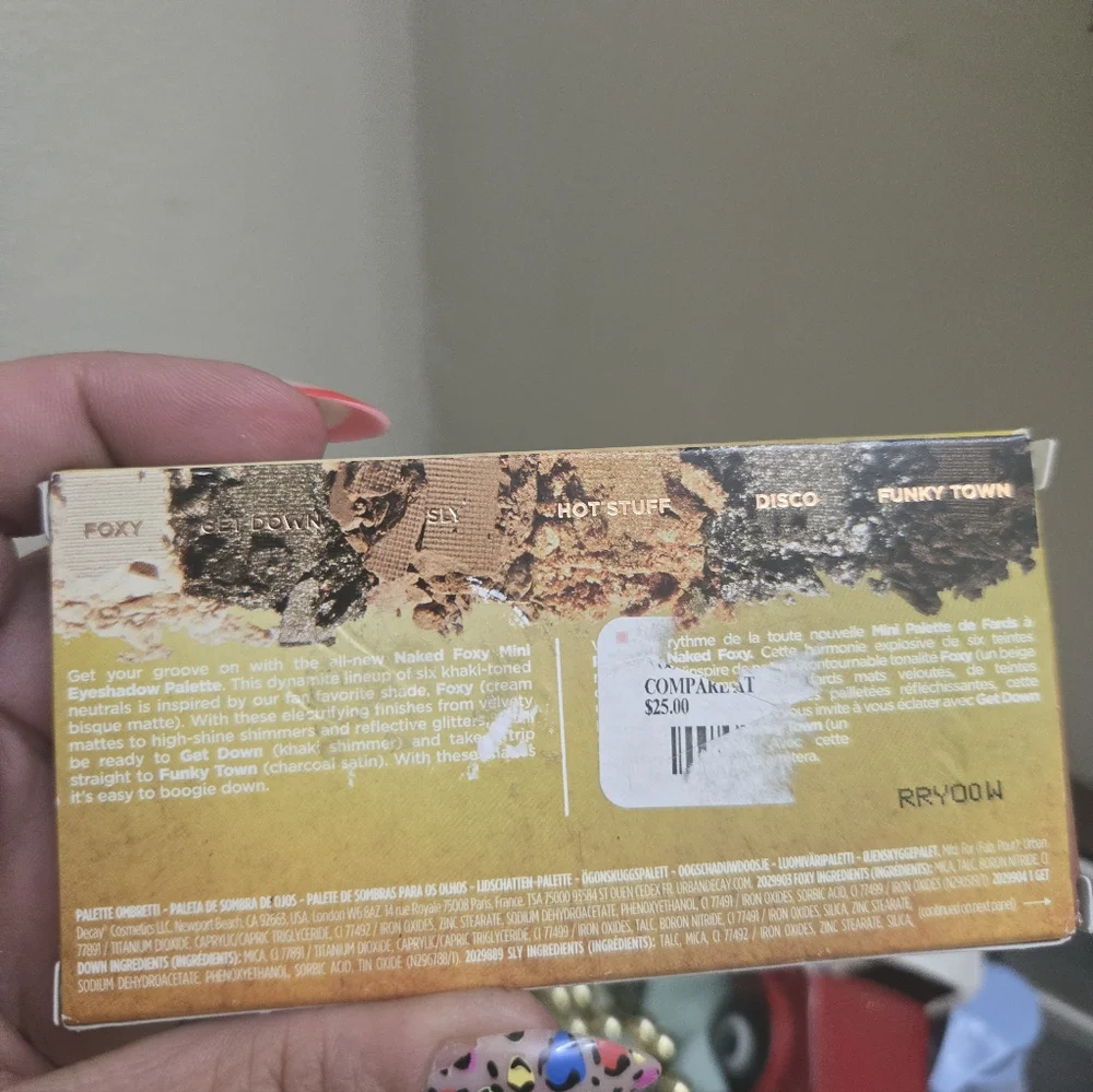 Urban Decay Naked Foxy Mini Eyeshadow Palette NIB - Picture 5 of 5